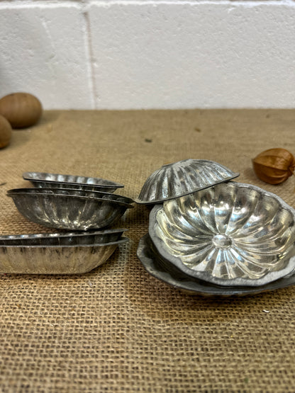 Individual Swedish Chocolate Patisserie Moulds, Tartlet Tins