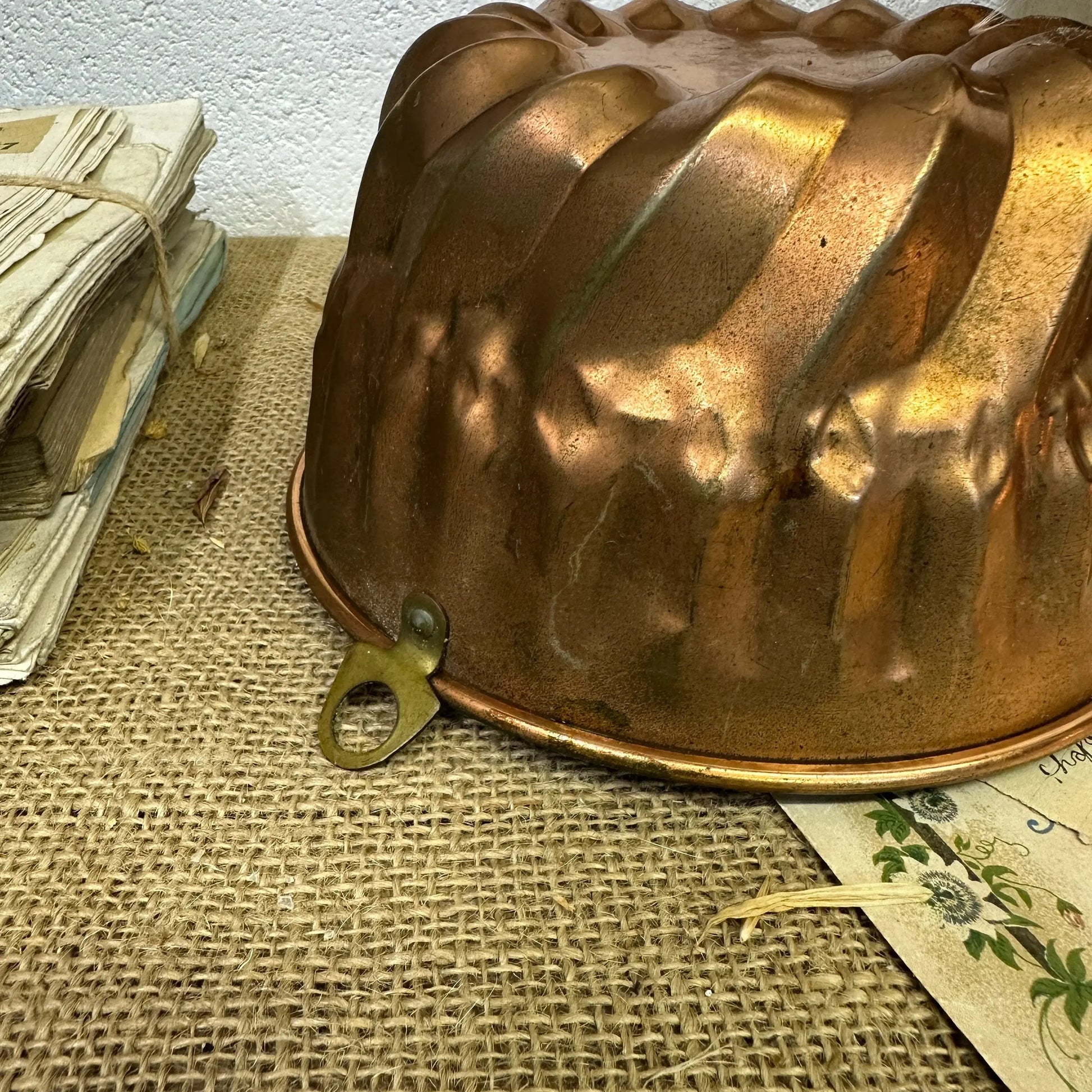 Antique Copper Jelly Pudding Mould - The Blind Mole