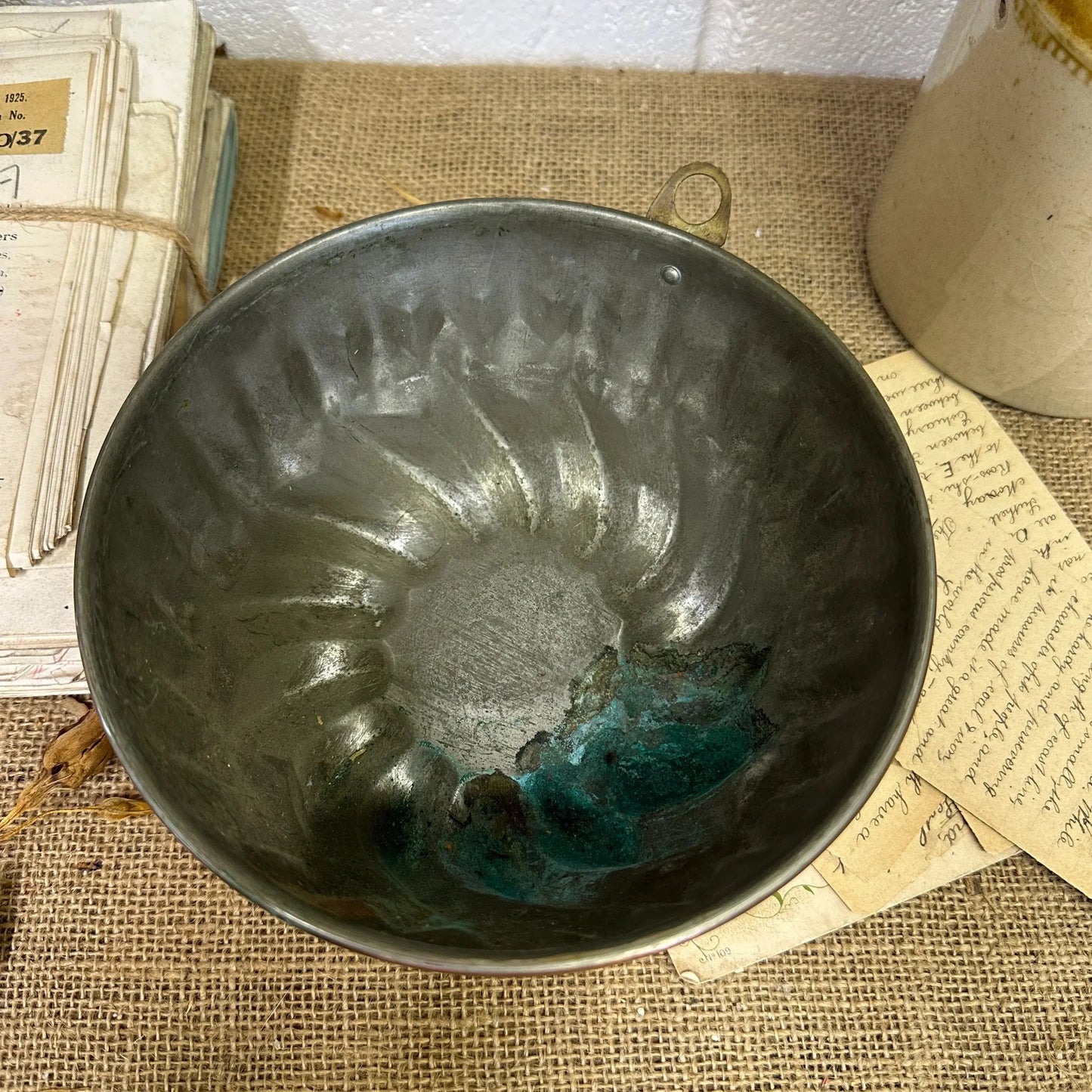 Antique Copper Jelly Pudding Mould - The Blind Mole
