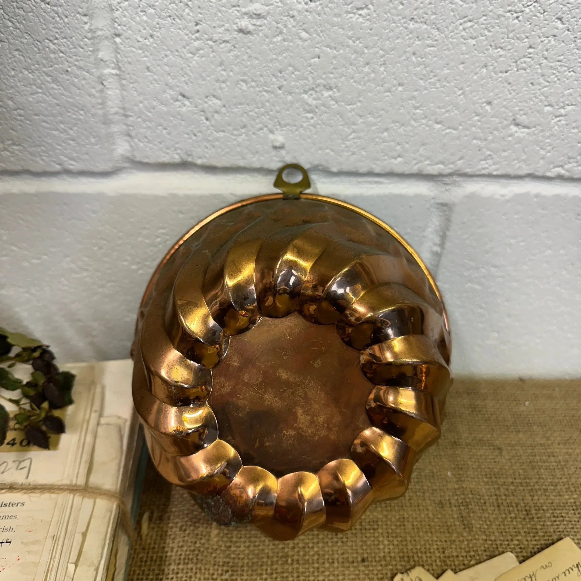 Antique Copper Jelly Pudding Mould - The Blind Mole