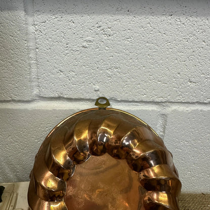 Antique Copper Jelly Pudding Mould - The Blind Mole