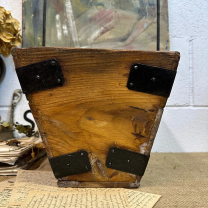 Antique Housemaid Trug Bucket The Blind Mole
