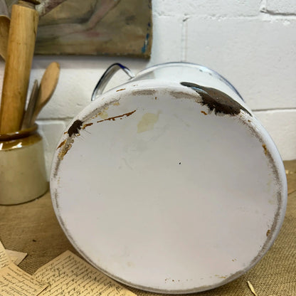 Large Enamel Flour Bin - The Blind Mole