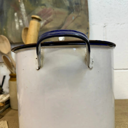 Large Enamel Flour Bin - The Blind Mole