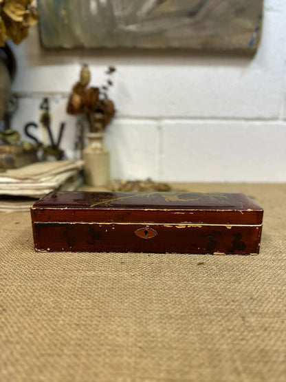 Red Oriental Keepsake Jewellery Box - The Blind Mole