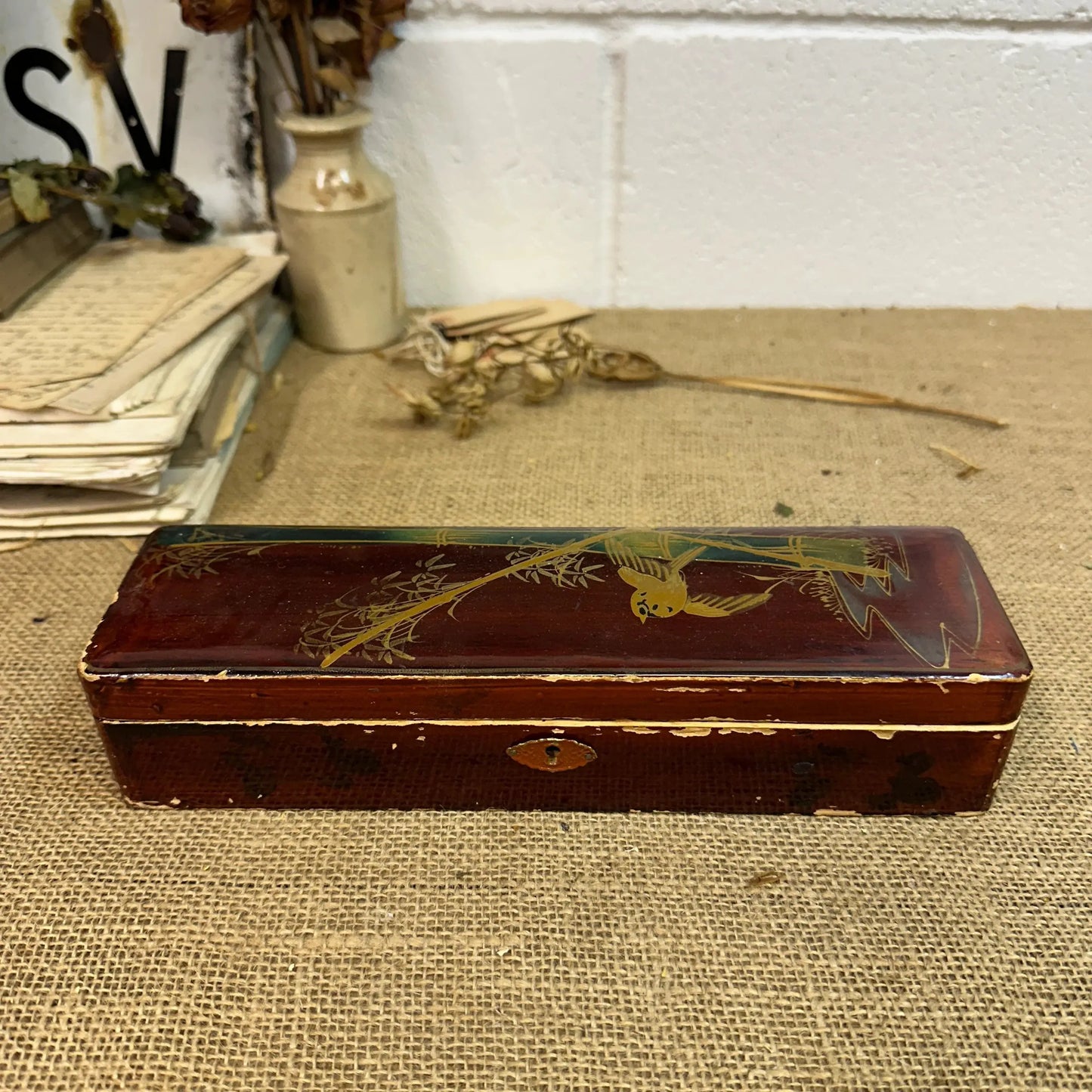 Red Oriental Keepsake Jewellery Box - The Blind Mole