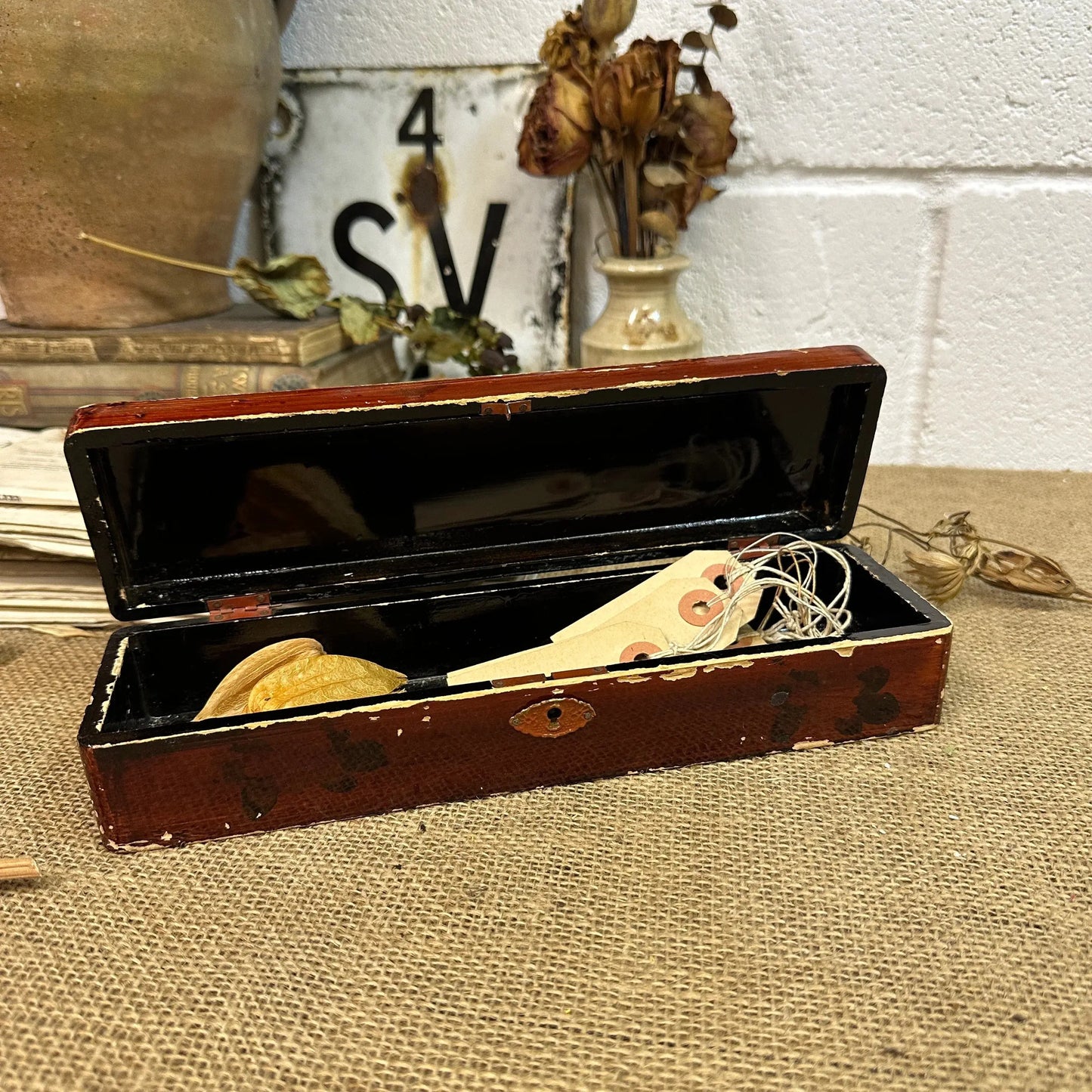 Red Oriental Keepsake Jewellery Box - The Blind Mole