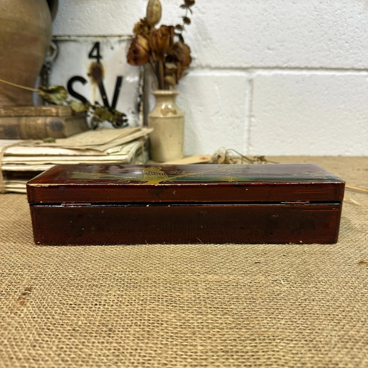 Red Oriental Keepsake Jewellery Box - The Blind Mole