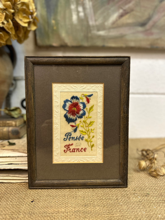 WW1 Embroidered Silk Postcard