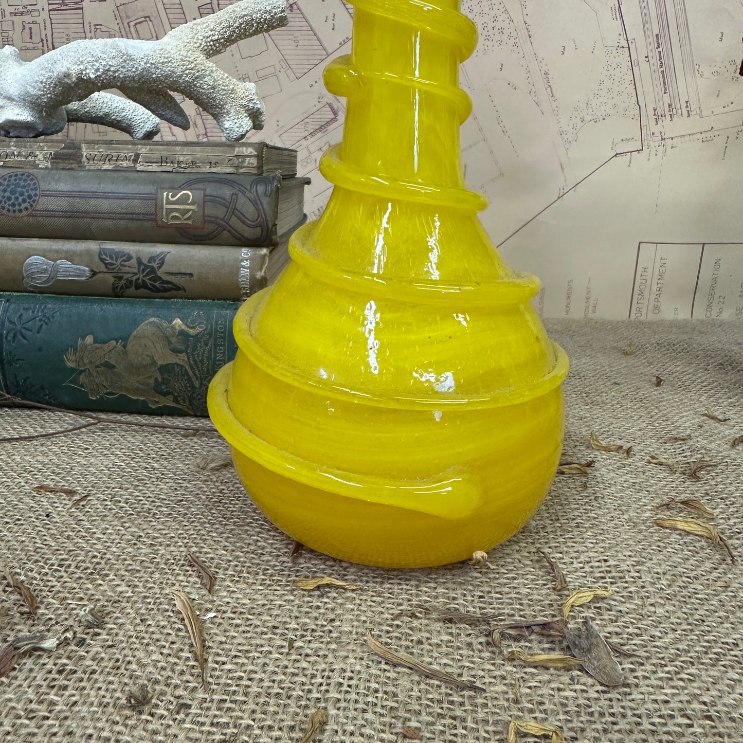 Handblown Mid Century Glass Decanter