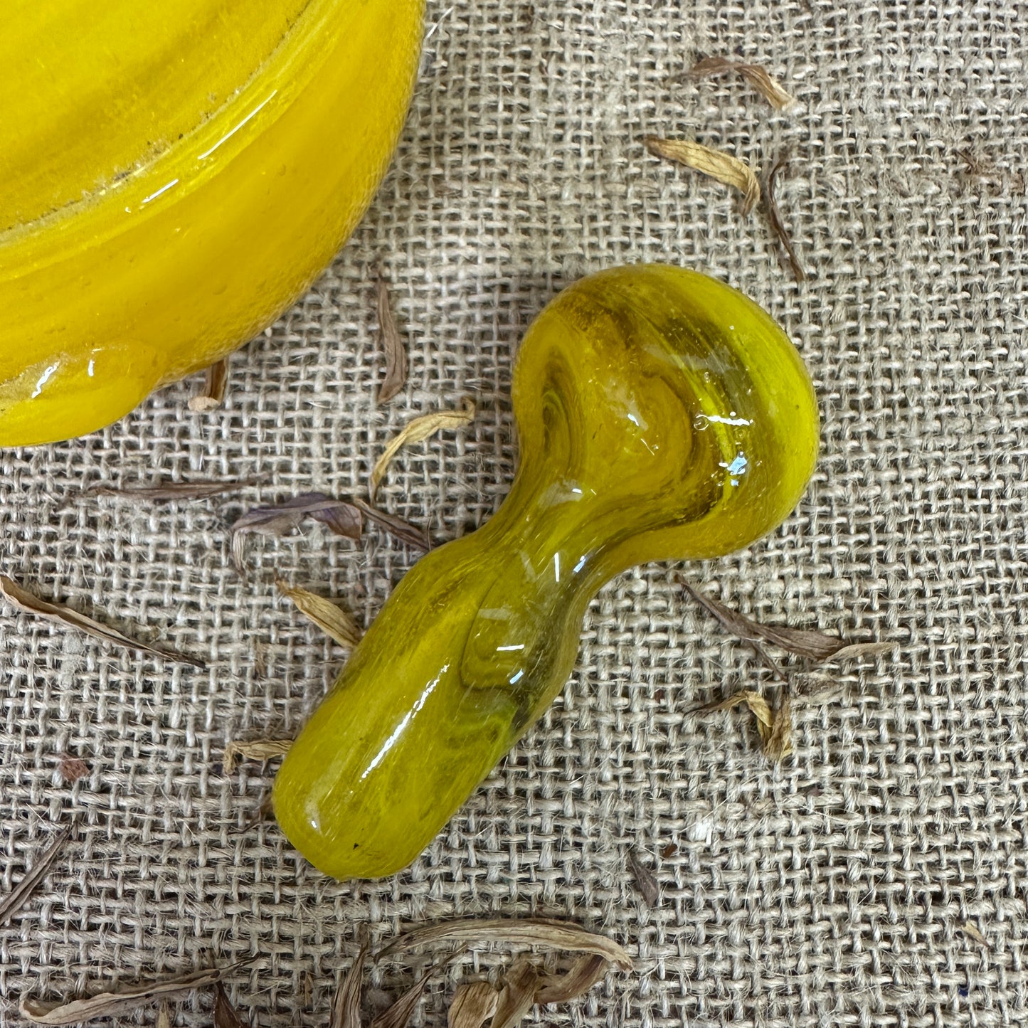 Handblown Mid Century Glass Decanter