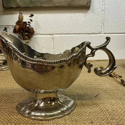 Stunning Georgian Style Silver Plated Cream Jug - The Blind Mole