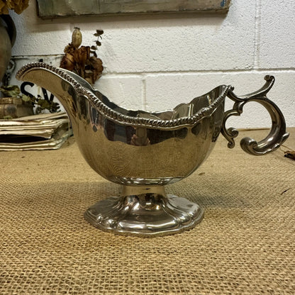 Stunning Georgian Style Silver Plated Cream Jug - The Blind Mole