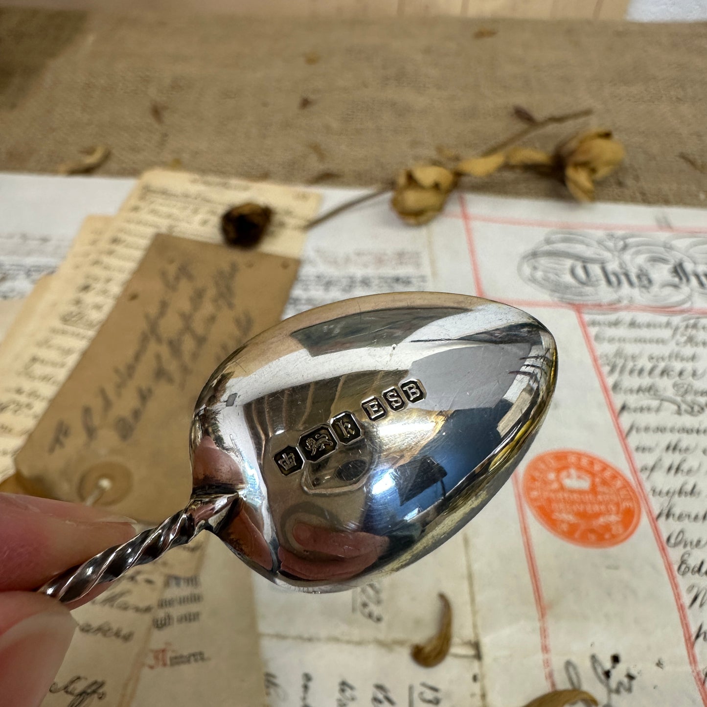 Sterling Silver Caddy Spoons Lincoln Imp