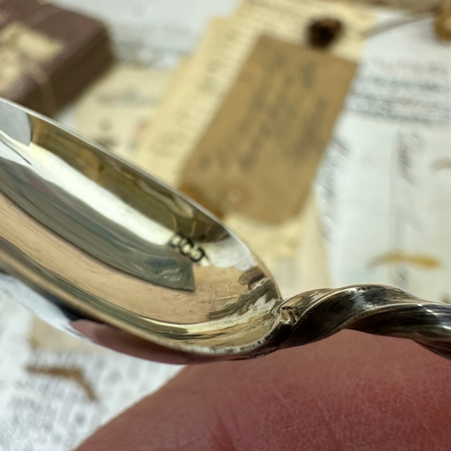 Sterling Silver Caddy Spoons Lincoln Imp