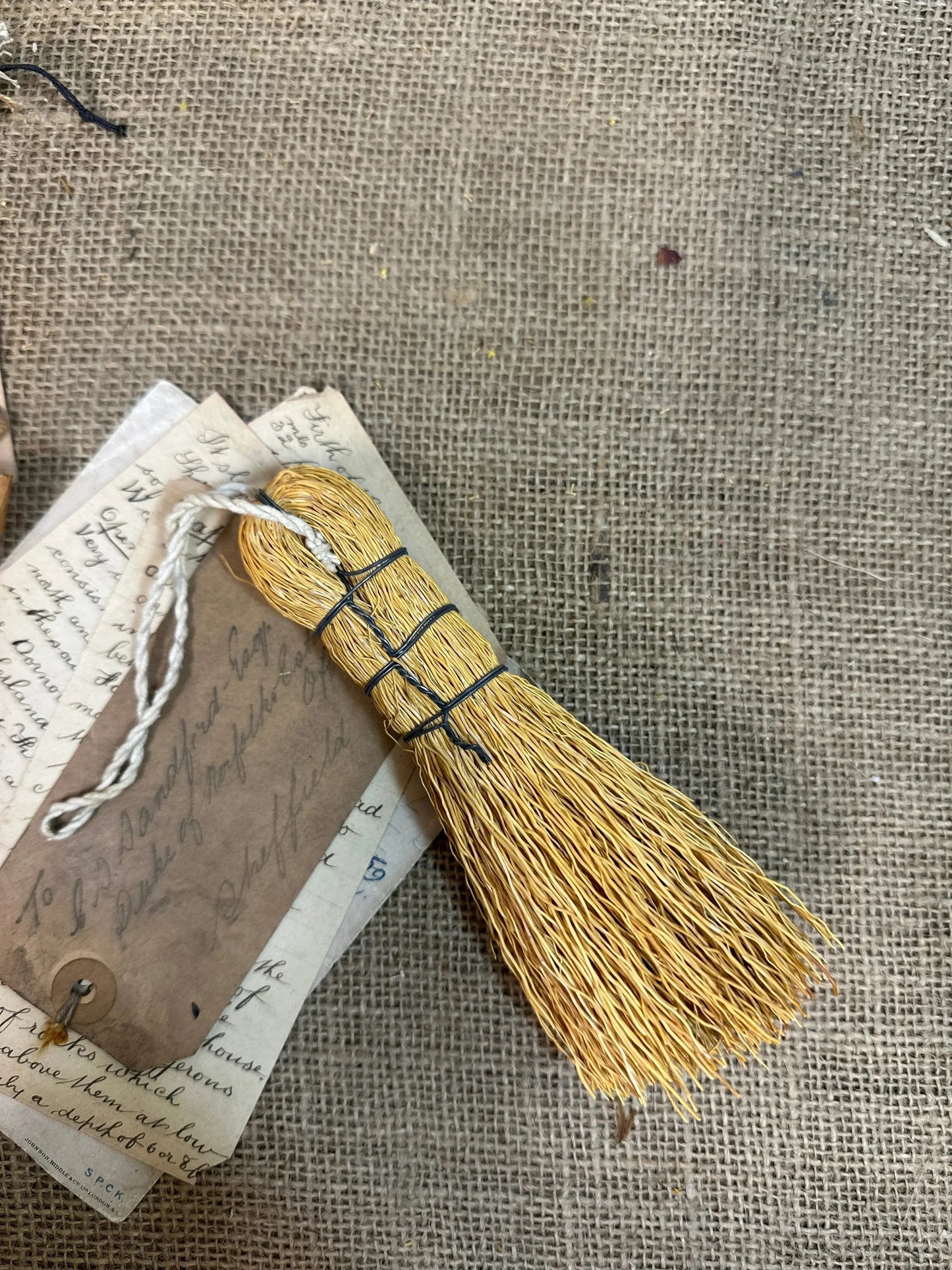 Handheld Straw Whisk Broom The Blind Mole