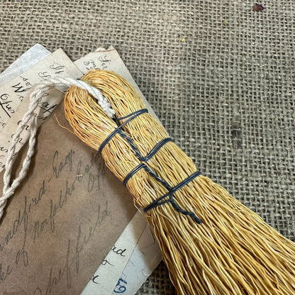 Handheld Straw Whisk Broom The Blind Mole