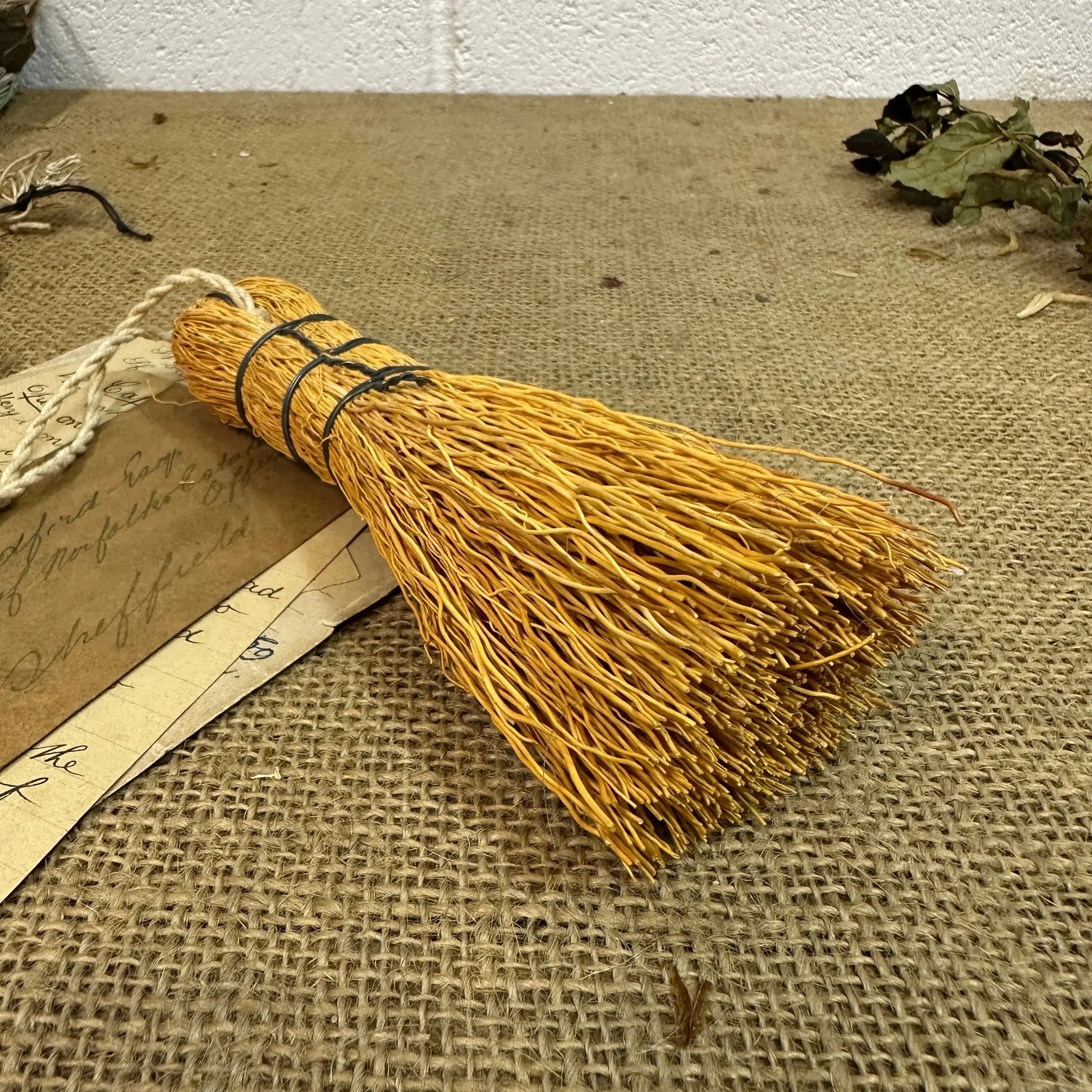 Handheld Straw Whisk Broom The Blind Mole