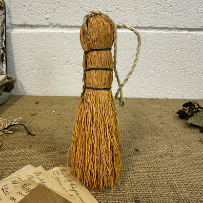 Handheld Straw Whisk Broom The Blind Mole