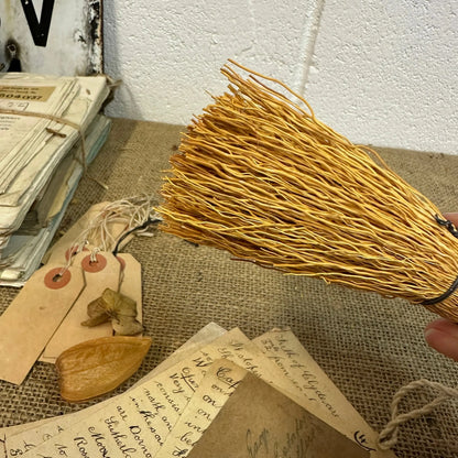 Handheld Straw Whisk Broom The Blind Mole