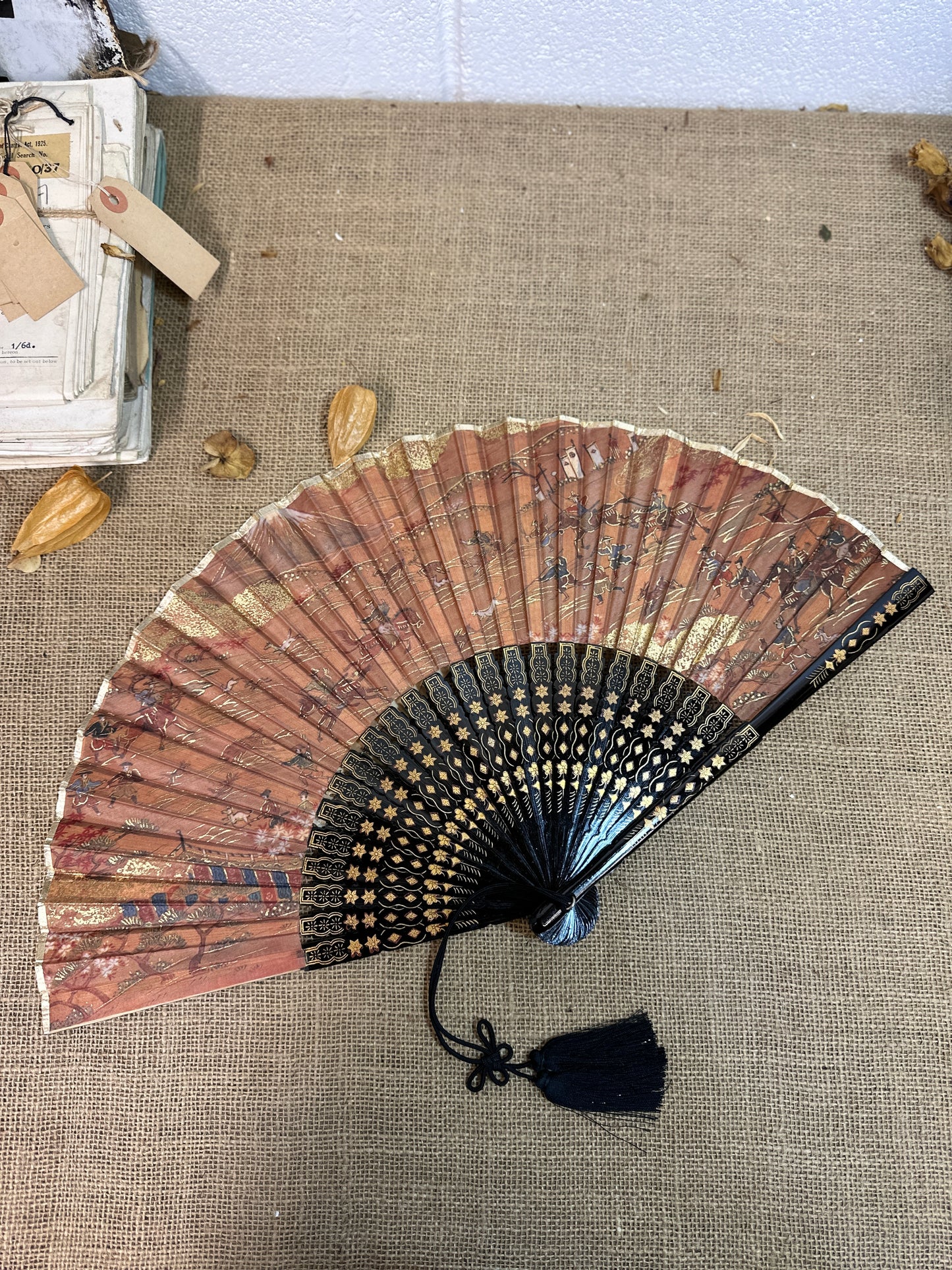 Oriental Japanese Folding Fan, Sensu