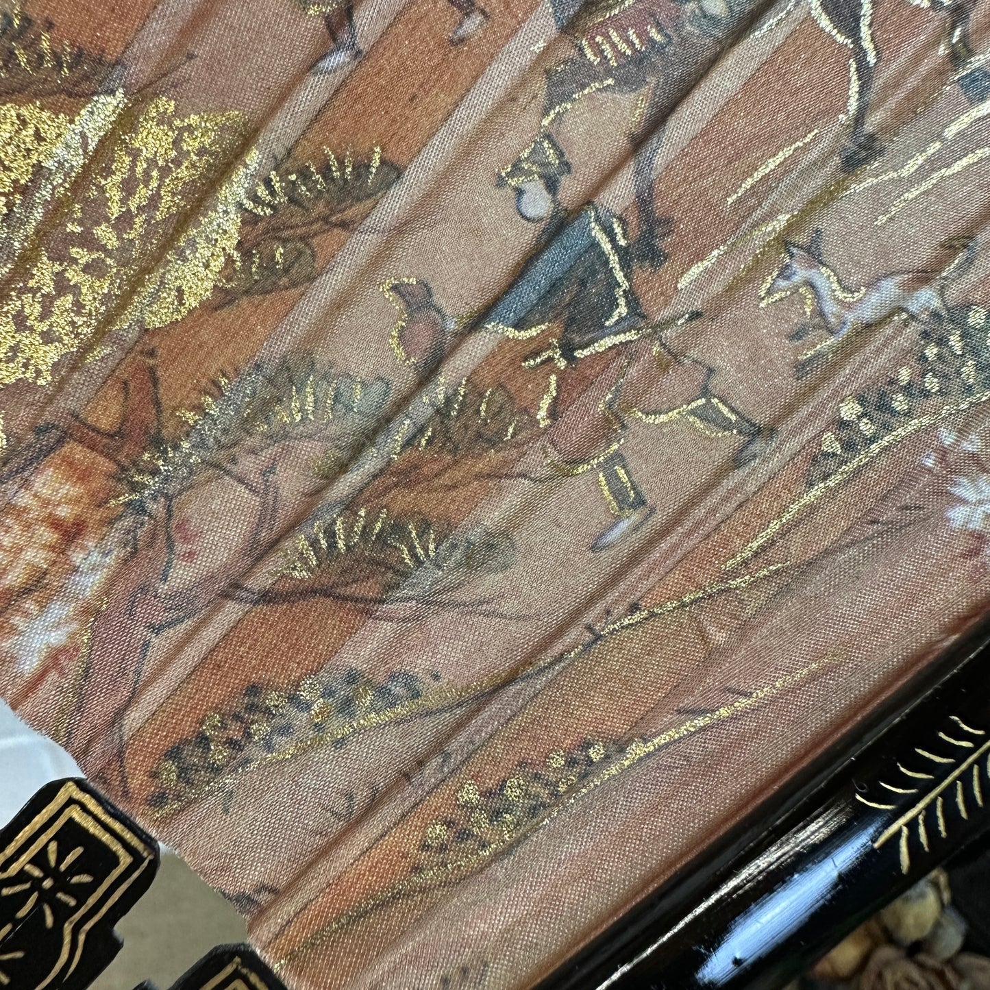 Oriental Japanese Folding Fan, Sensu