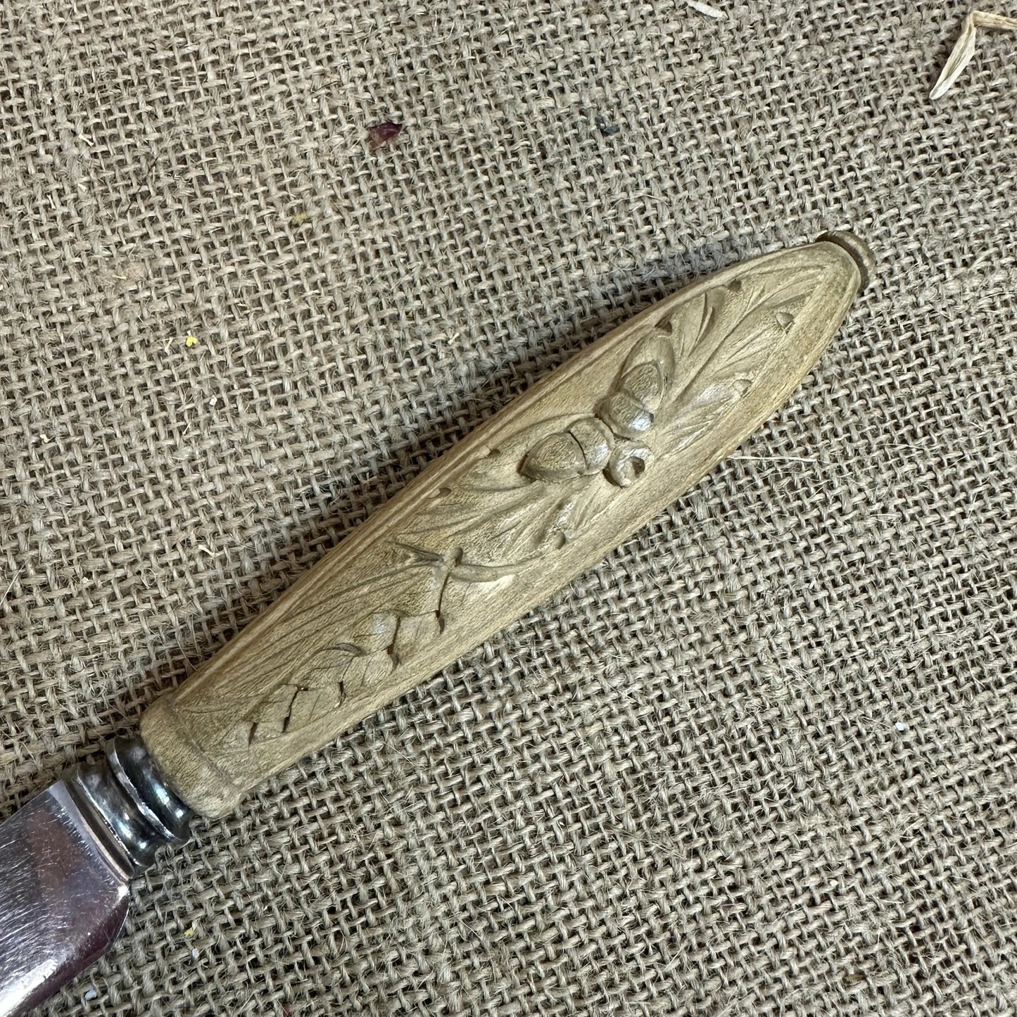 Antique Carved Bread Knife The Blind Mole