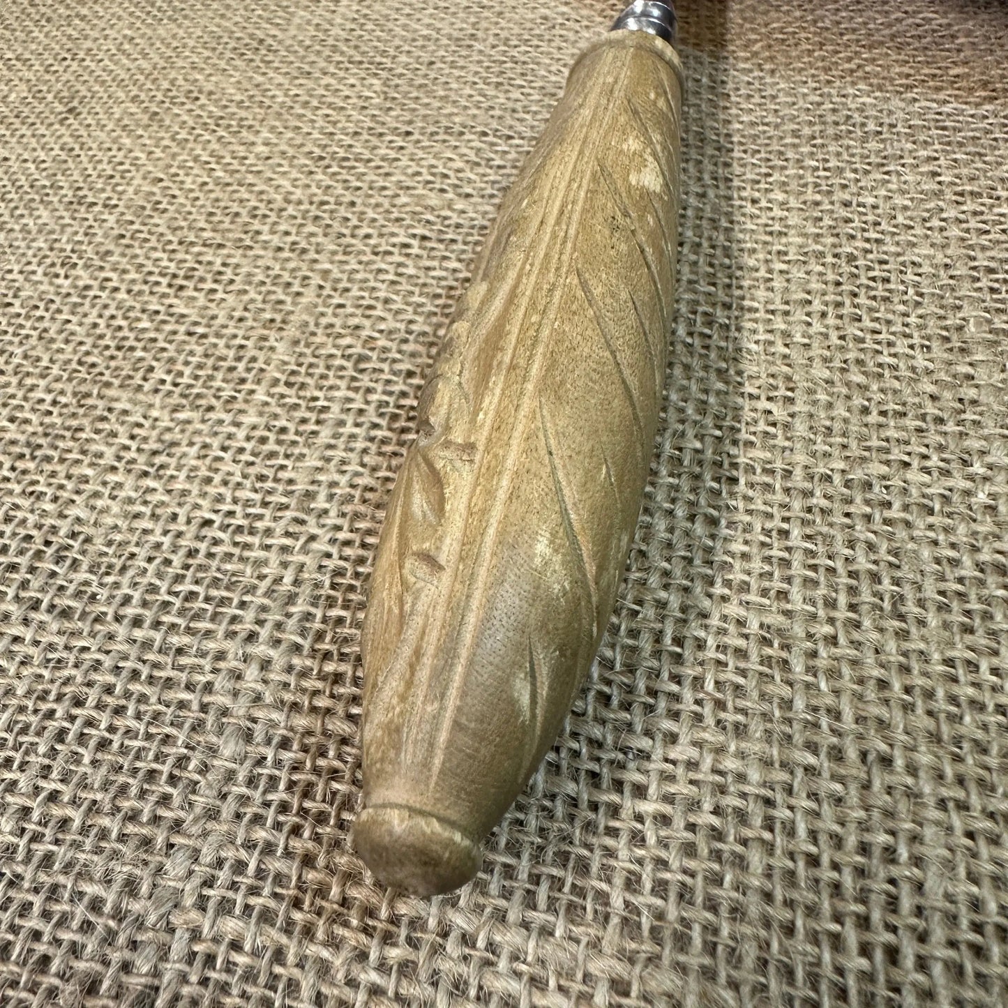 Antique Carved Bread Knife The Blind Mole