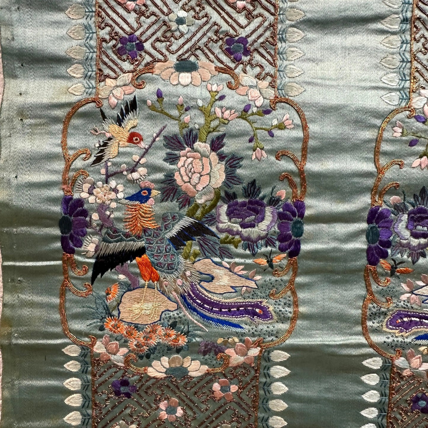 Chinese Embroidered Silk Sleeve Band - The Blind Mole