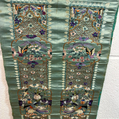 Chinese Embroidered Silk Sleeve Band - The Blind Mole