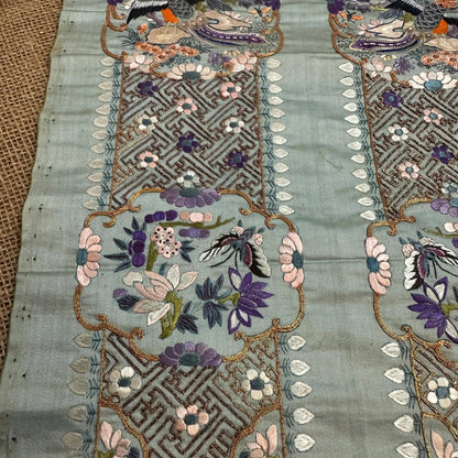 Chinese Embroidered Silk Sleeve Band - The Blind Mole