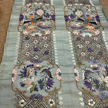 Chinese Embroidered Silk Sleeve Band - The Blind Mole