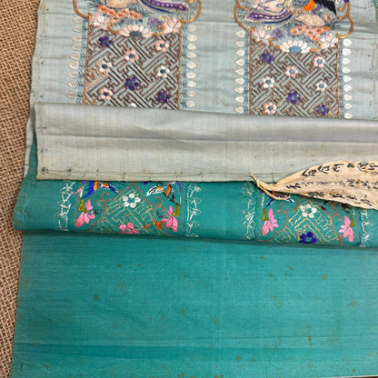 Chinese Embroidered Silk Sleeve Band - The Blind Mole