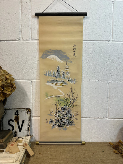 Japanese Hanging Scroll Kakejiku The Blind Mole