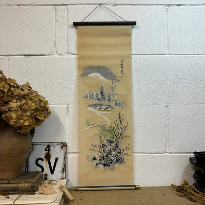 Japanese Hanging Scroll Kakejiku The Blind Mole