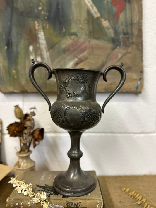 Decorative Pewter Trophy