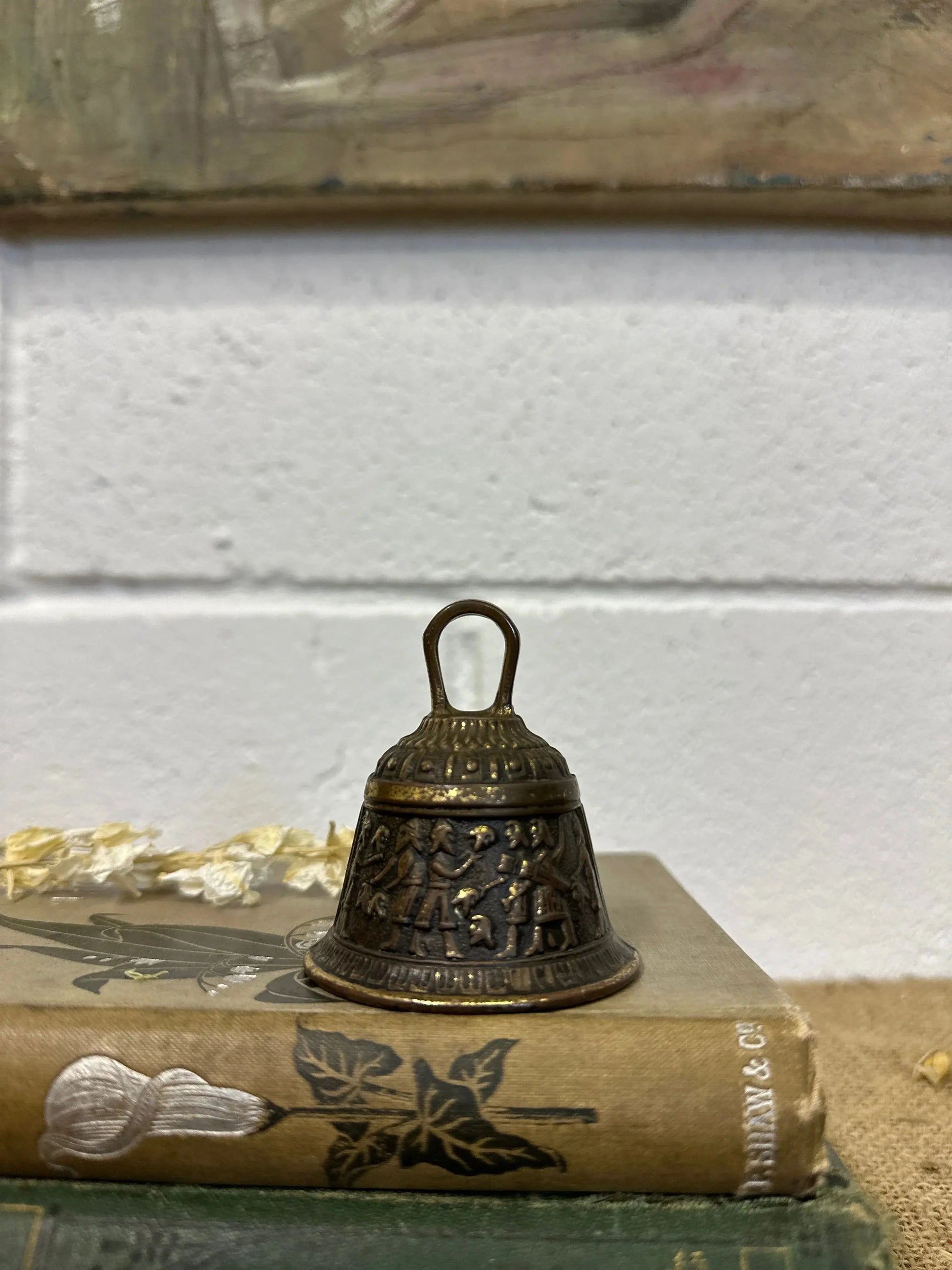 Mid-Century Zodiac Elephant Brass Bell The Blind Mole
