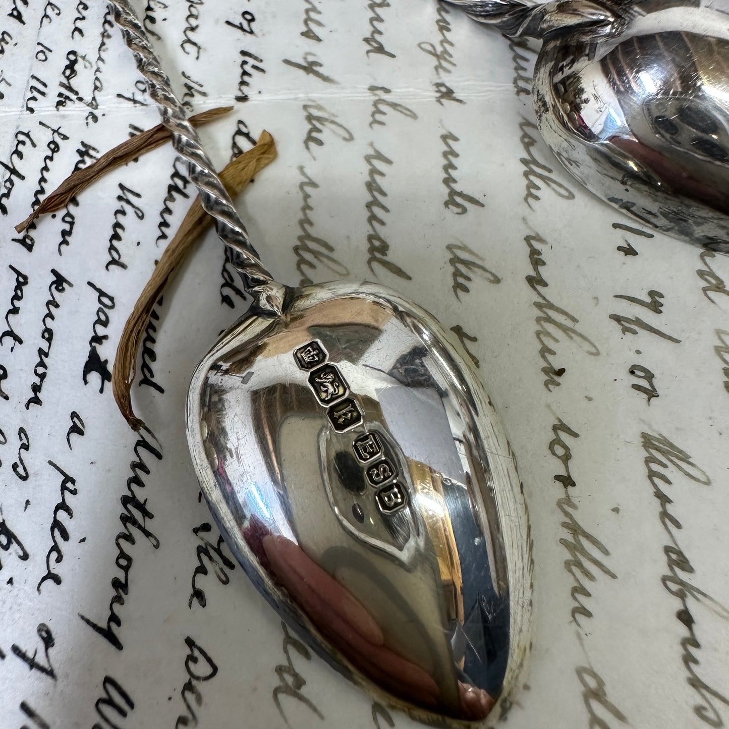 Sterling Silver Caddy Spoons Lincoln Imp