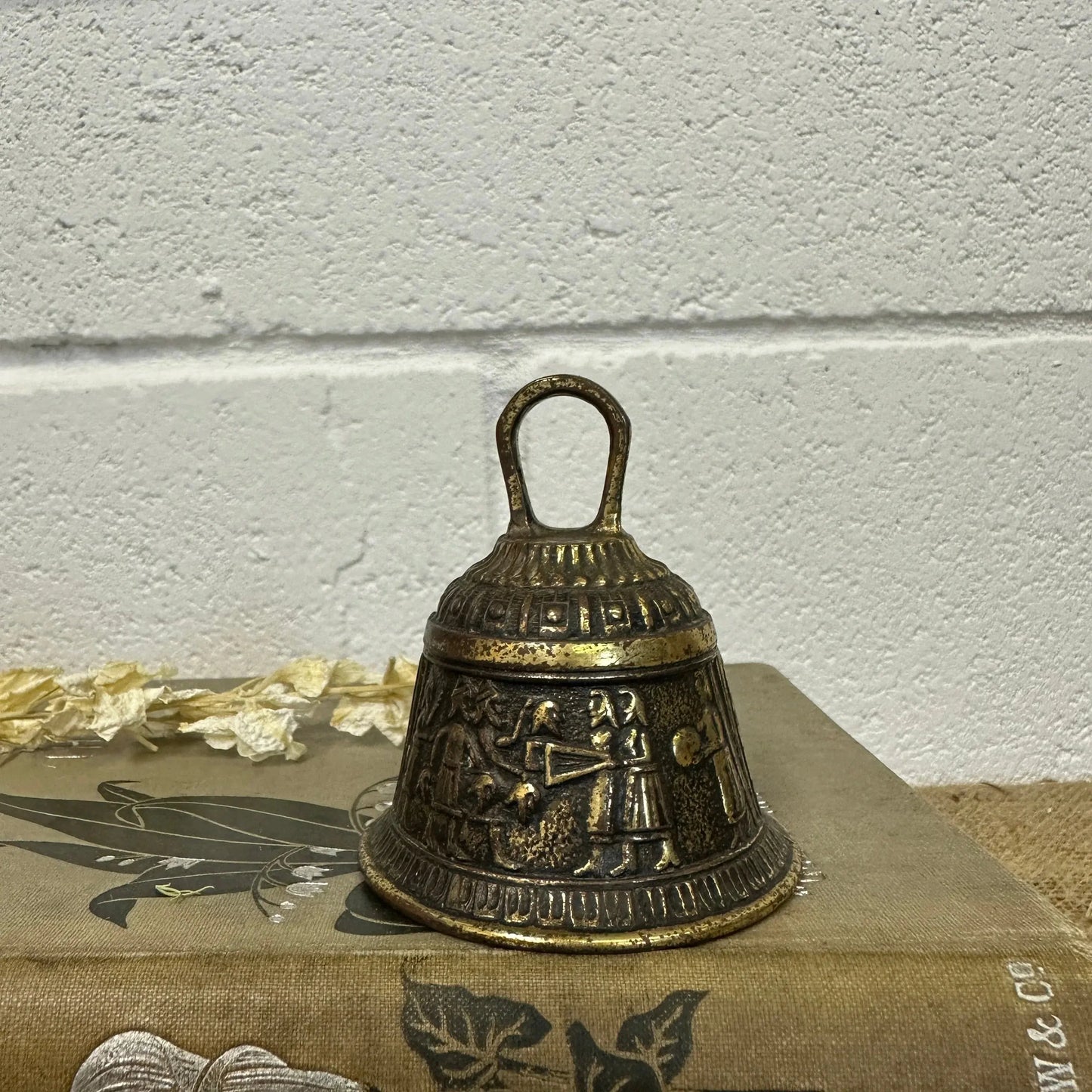 Mid-Century Zodiac Elephant Brass Bell The Blind Mole