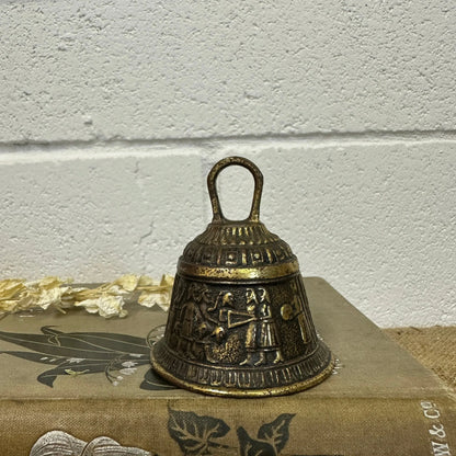 Mid-Century Zodiac Elephant Brass Bell The Blind Mole