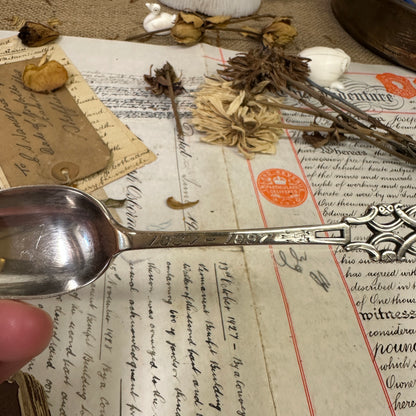 Victorian Sterling Silver Tea Spoon