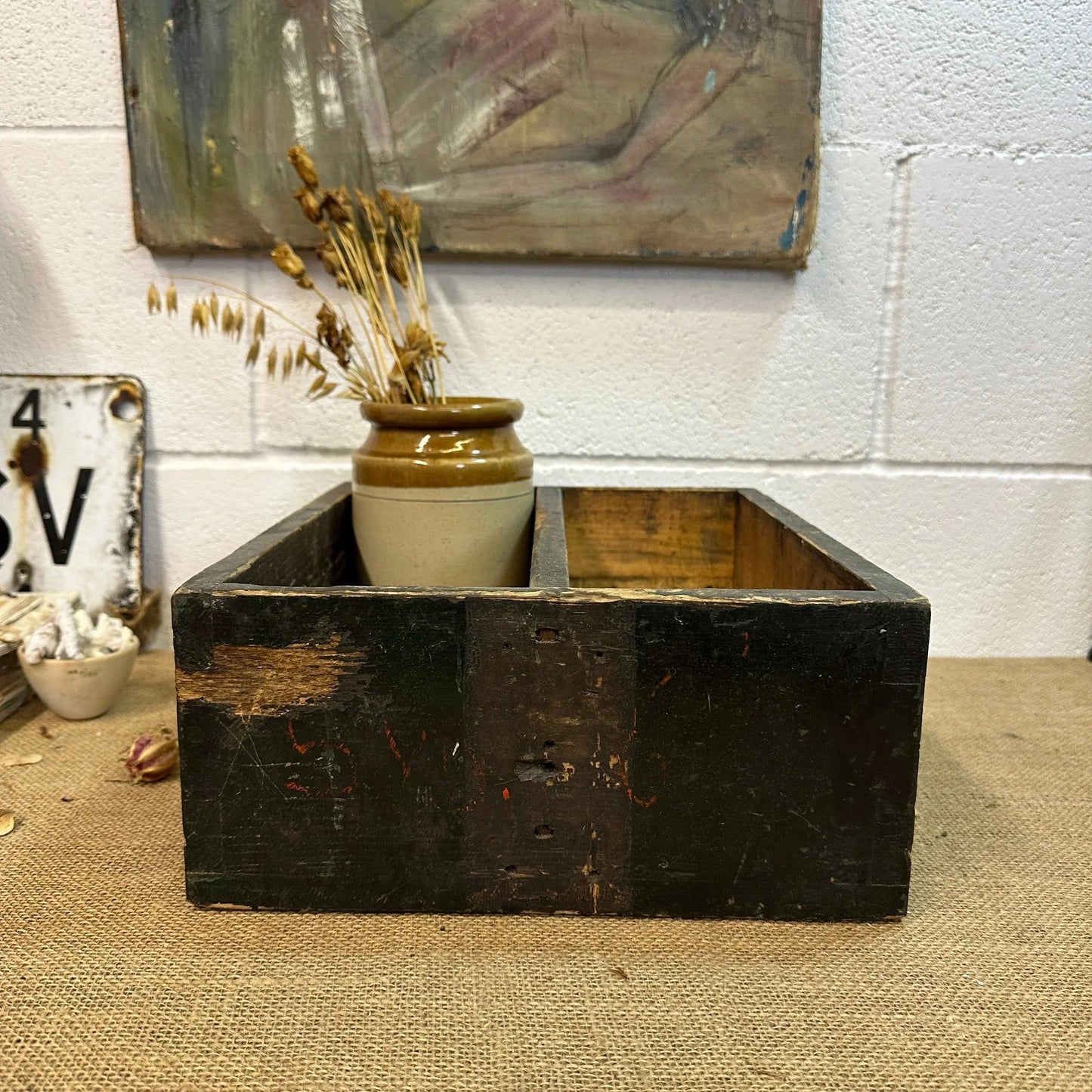 Wooden Crate Bottle Toy Box The Blind Mole