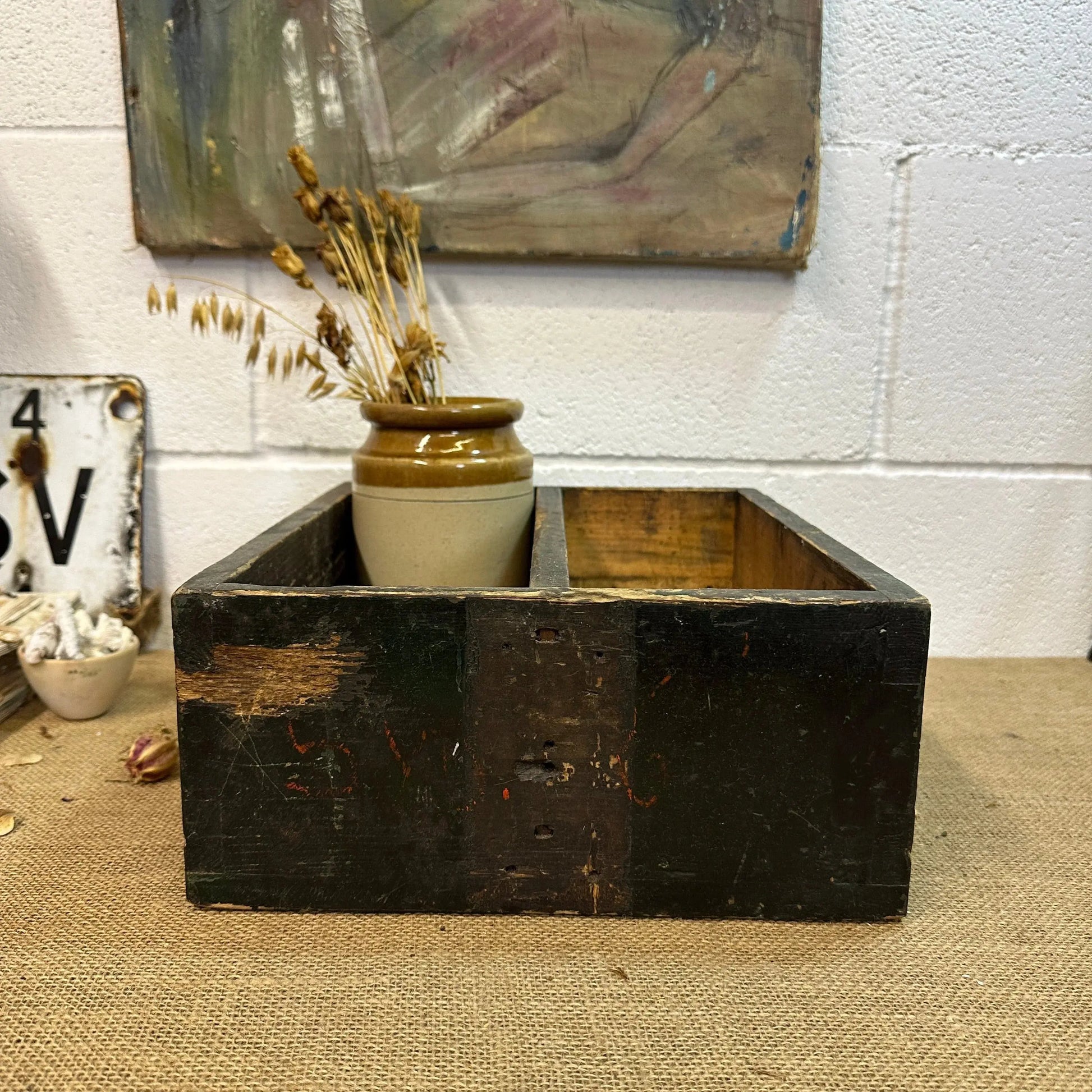 Wooden Crate Bottle Toy Box The Blind Mole