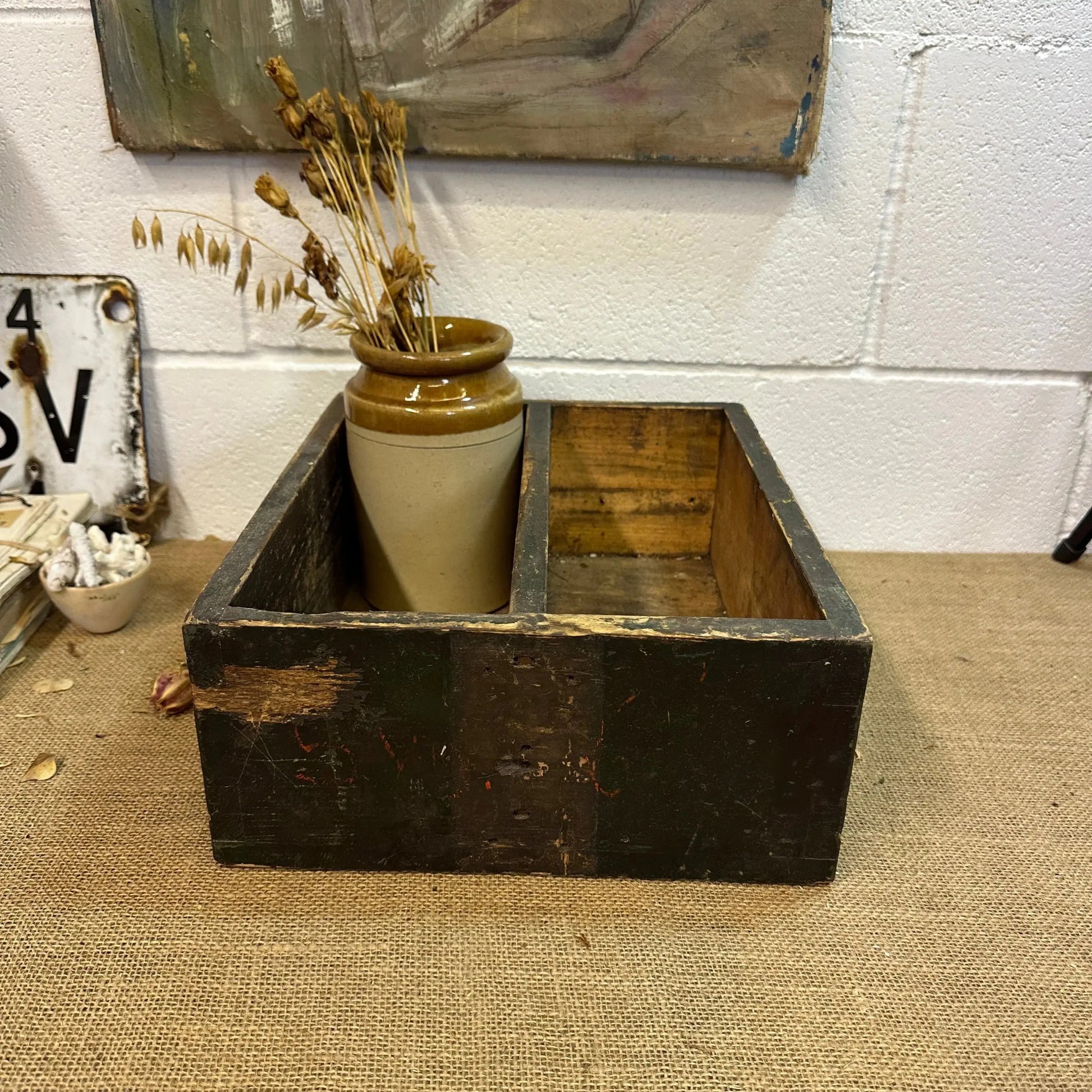 Wooden Crate Bottle Toy Box The Blind Mole