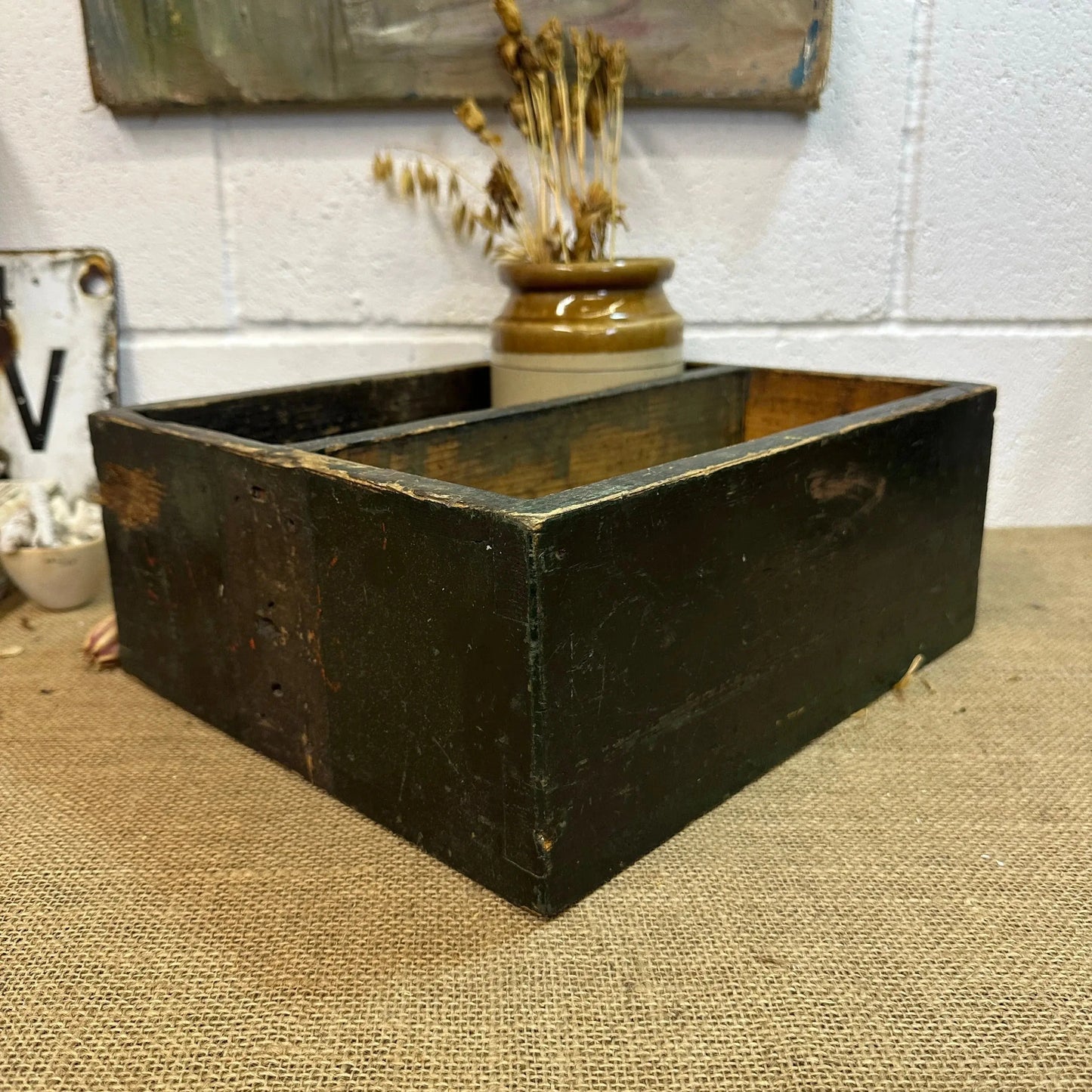 Wooden Crate Bottle Toy Box The Blind Mole