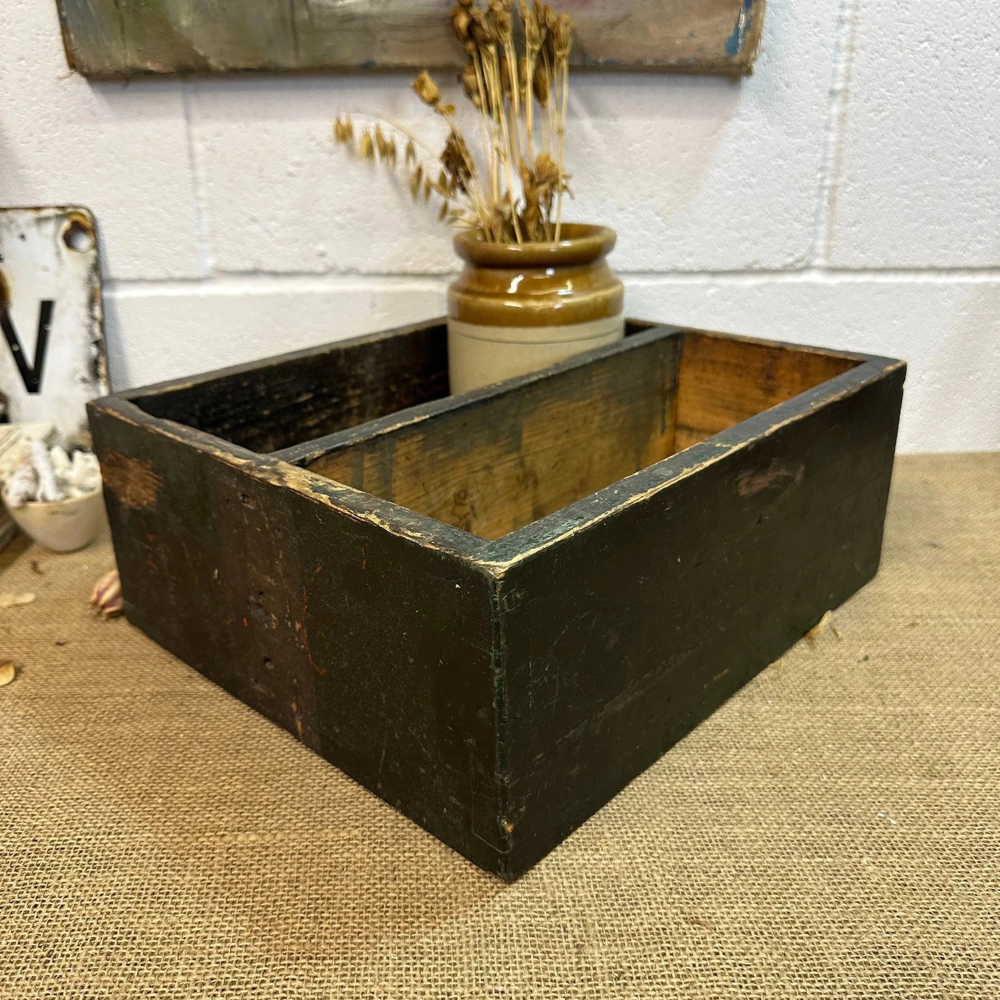 Wooden Crate Bottle Toy Box The Blind Mole