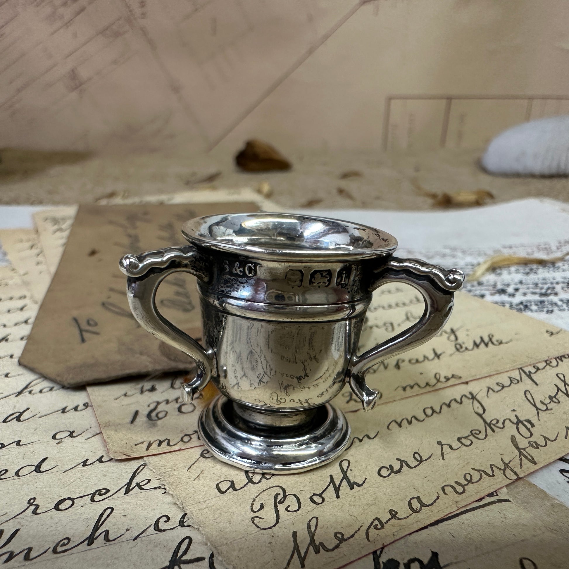 Edwardian Silver Tiny Trophy