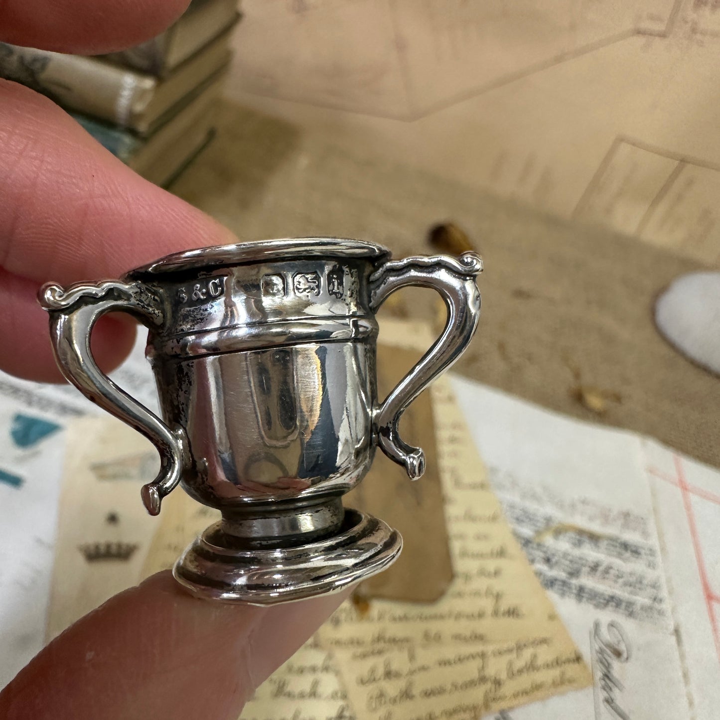 Edwardian Silver Tiny Trophy