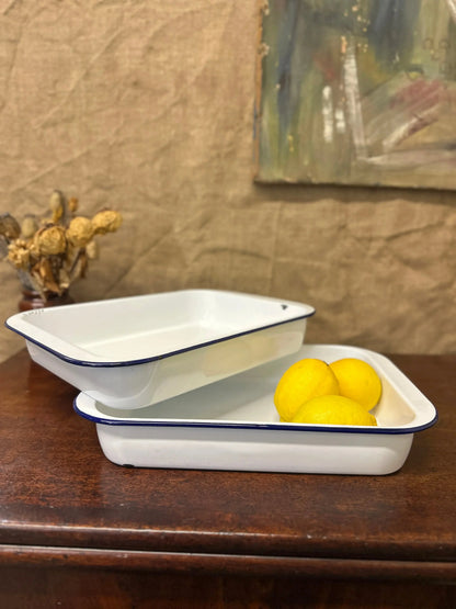 Enamel Roasting Developing Dish Trays The Blind Mole