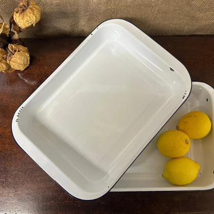 Enamel Roasting Developing Dish Trays The Blind Mole
